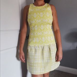 Yellow Patterned Dress